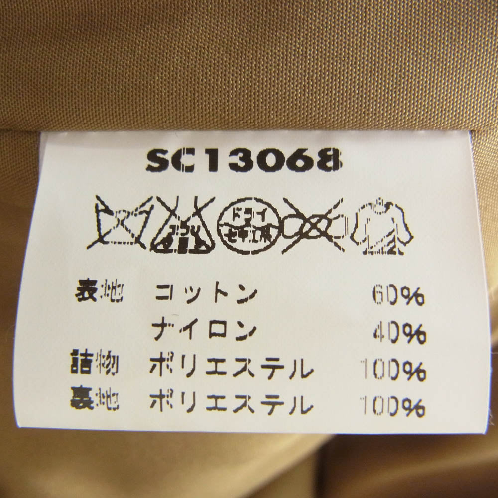 SUGAR CANE シュガーケーン SC13068 フーデッド 中綿 ベスト マルチカラー系 L【中古】