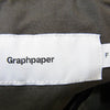 GRAPHPAPER グラフペーパー GM212-40619B STRETCH TYPEWRITER CHEF PANTS ストレッチ タイプライター シェフ パンツ ブラウン系 F【中古】