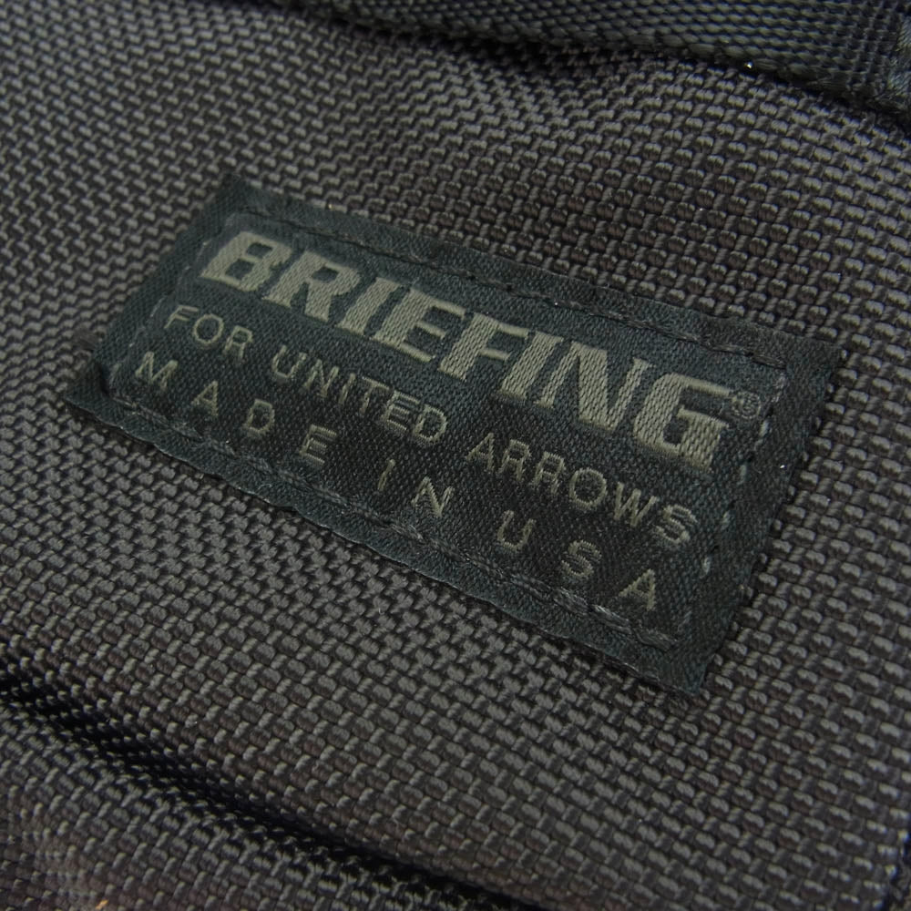BRIEFING ブリーフィング UNITED ARROWS UA SQ PACK1 ユナイテッドアローズ別注 スクエア バックパック リュック グレー系 ブラック系【美品】【中古】