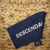 DESCENDANT ディセンダント 19AW ARAN WOOL KNIT アラン ウール ニット カーキ系 1【中古】