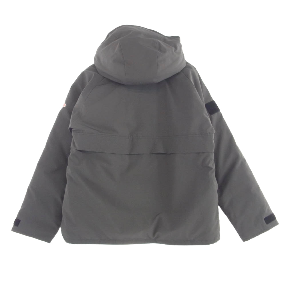 Danton ダントン DT-A0030 DOWN ARMY HOODED JACKET ダウン ジャケット グレー系 S【極上美品】【中古】