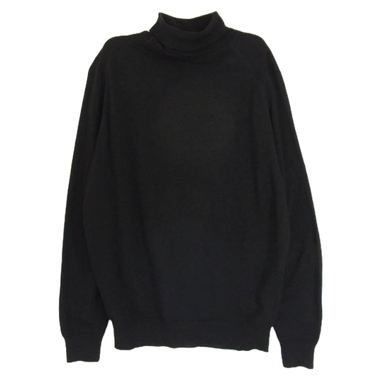 JOHN SMEDLEY ジョンスメドレー × BEAMS F ビームス タートルネック ニット ブラック系 S【中古】