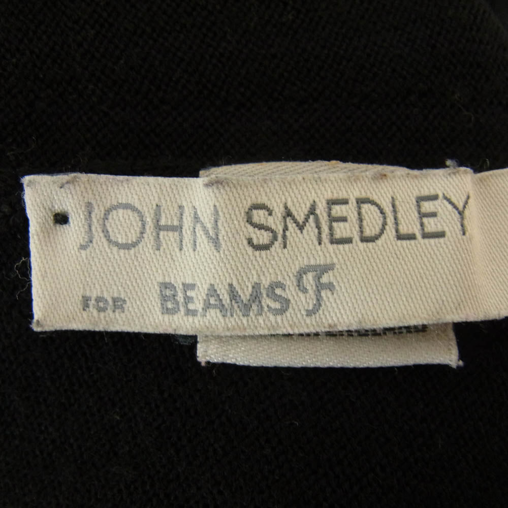 JOHN SMEDLEY ジョンスメドレー × BEAMS F ビームス タートルネック ニット ブラック系 S【中古】
