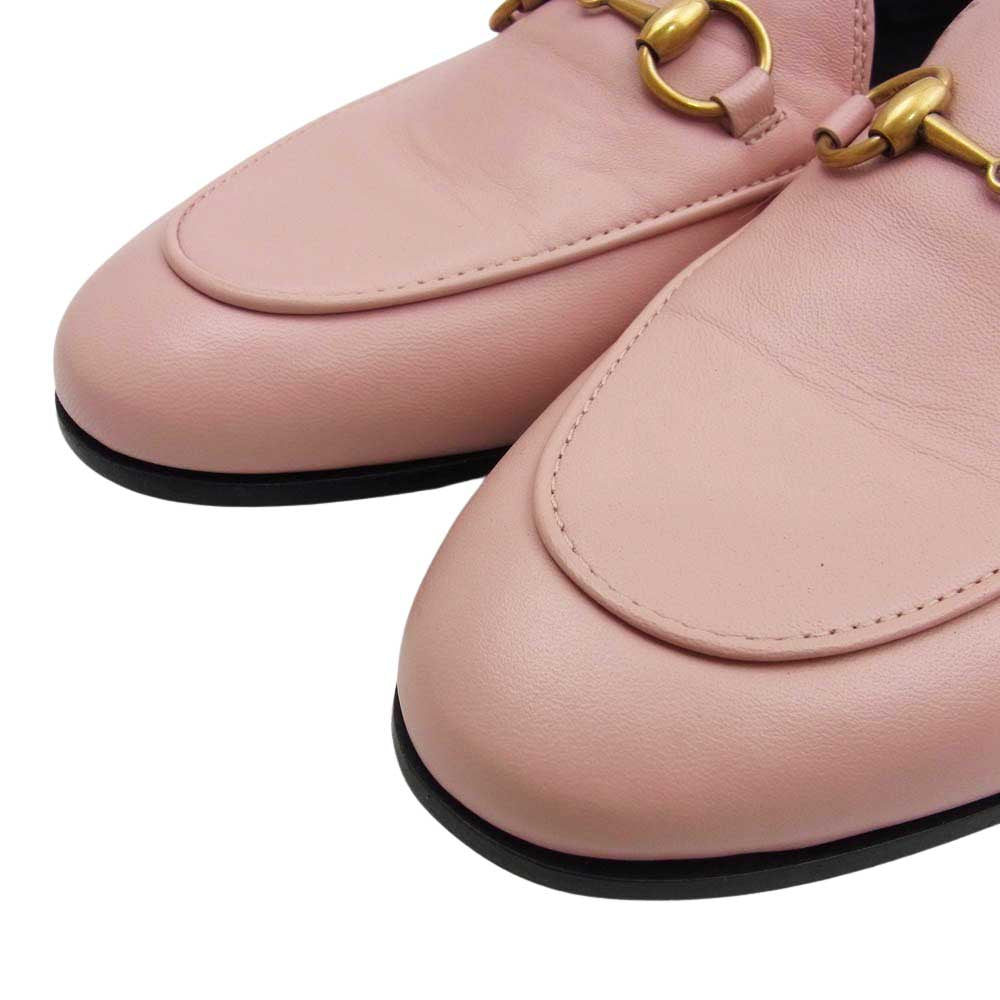 GUCCI グッチ ホースビット ローファー ピンク系 34【中古】