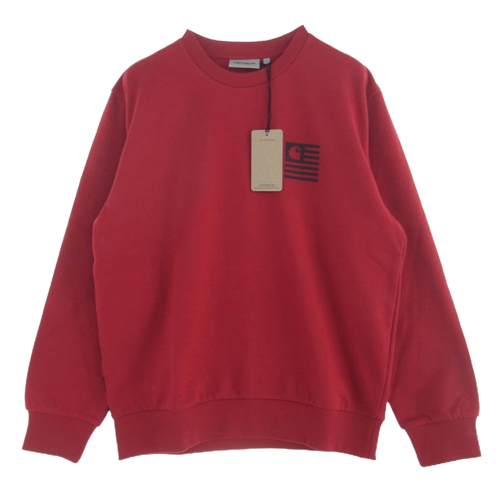 Carhartt カーハート COAST STATE SWEATSHIRT コースト ステイト セーター スウェット レッド系 S【新古品】【未使用】【中古】