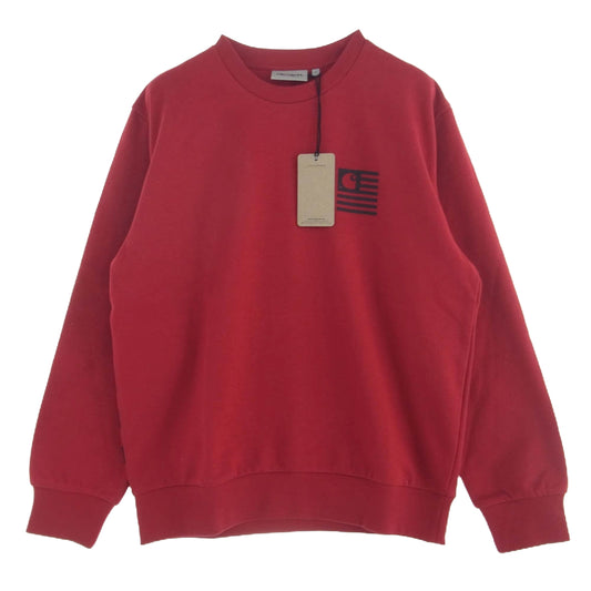 Carhartt カーハート COAST STATE SWEATSHIRT コースト ステイト セーター スウェット レッド系 S【新古品】【未使用】【中古】