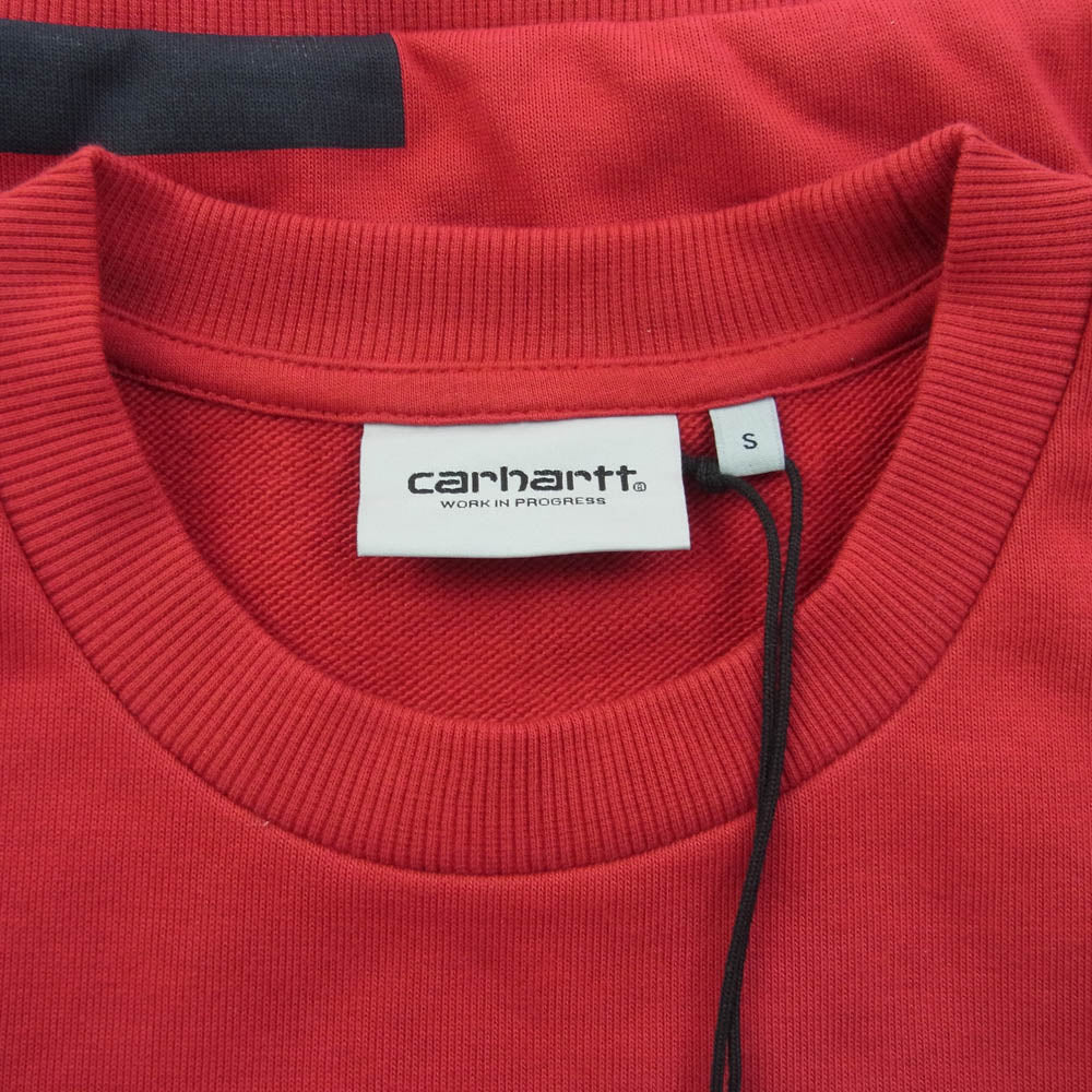 Carhartt カーハート COAST STATE SWEATSHIRT コースト ステイト セーター スウェット レッド系 S【新古品】【未使用】【中古】