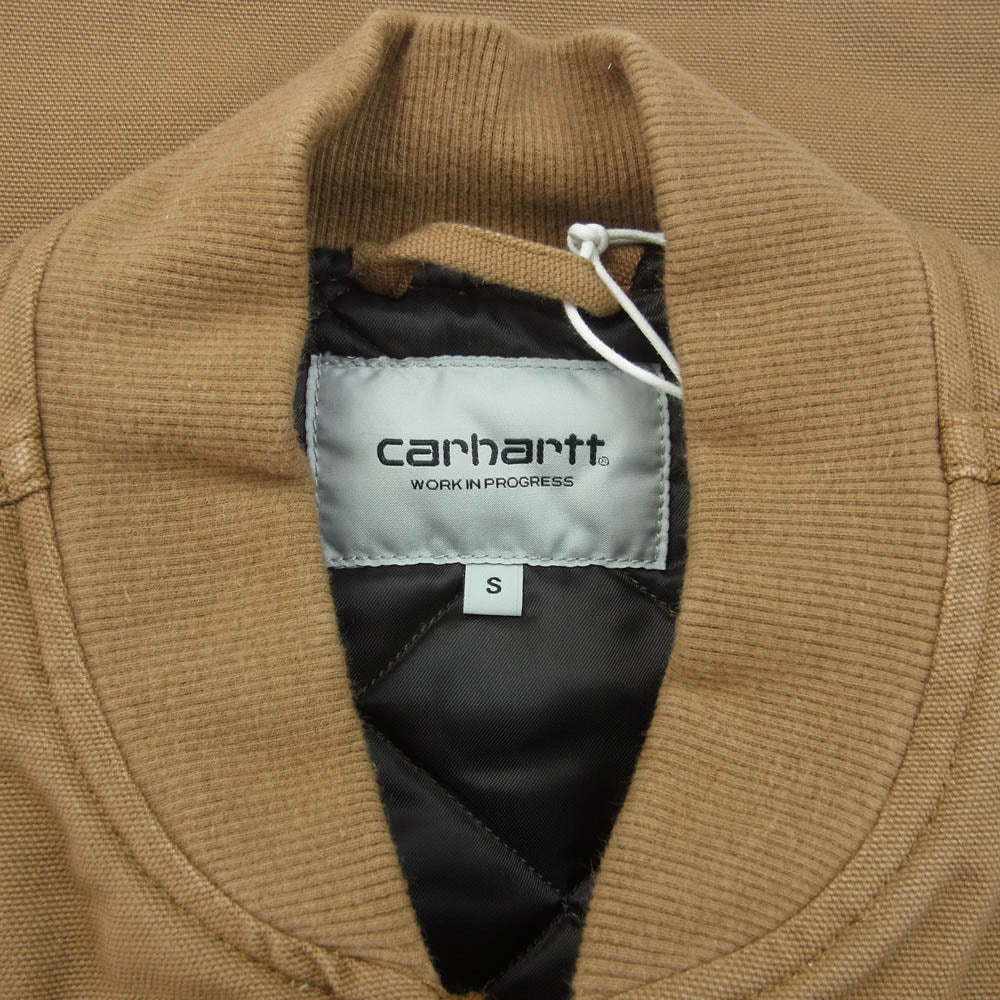 Carhartt カーハート WIP CLASSIC VEST クラシック ベスト ダック地 裏地キルティング ブラウン系 S【美品】【中古】