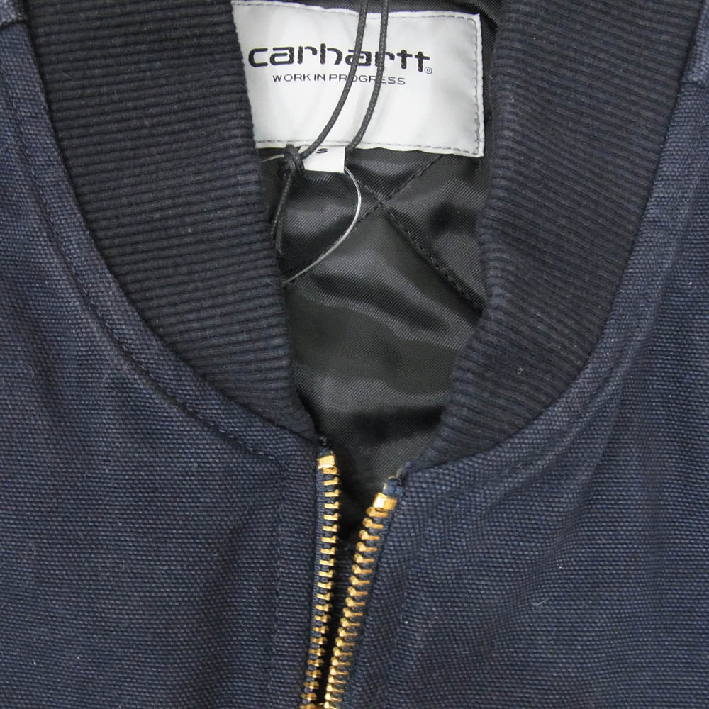Carhartt カーハート Classic Vest クラシック ベスト ダーク  ネイビー系 S【極上美品】【中古】