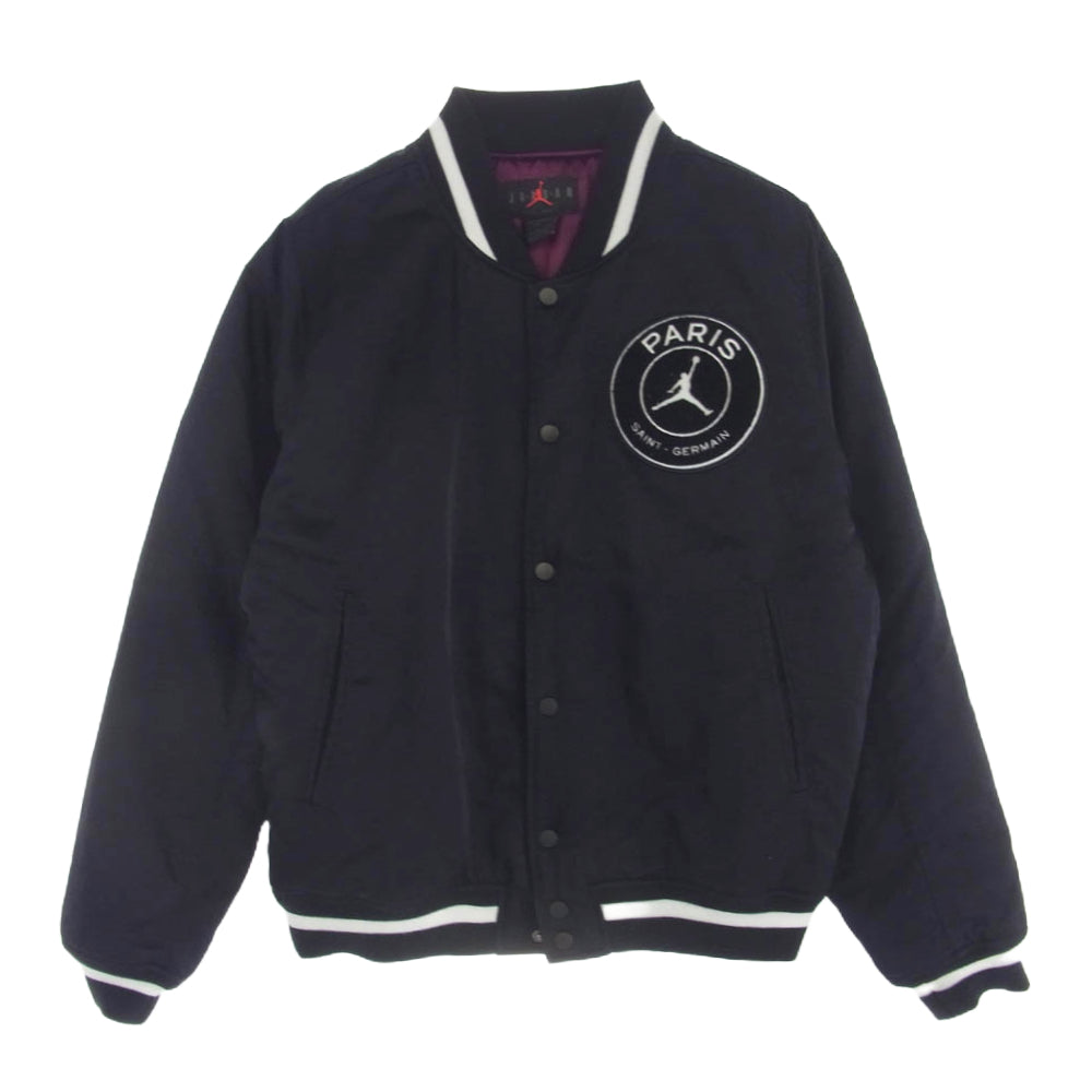 NIKE ナイキ CK9666-010 PSG JACKET JORDAN BRAND パリサンジェルマン 中綿 スタジャン スタジアムジャケット ブラック系 L 175/92A【中古】