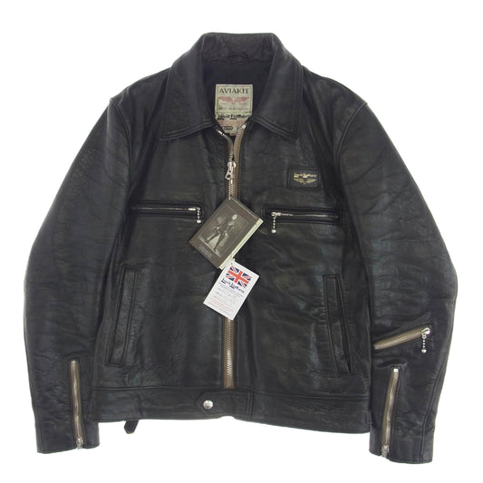 Lewis Leathers ルイスレザー 551T TIGH FIT DOMINATOR SHEEP SKIN ドミネーター タイトフィット シープスキン シングル ライダース ジャケット ブラック系 38【中古】