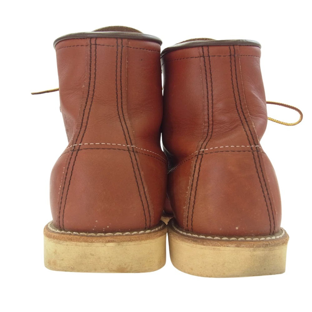 RED WING レッドウィング 8875 CLASSIC MOC TOE クラシック モック トゥ レースアップ レザー ブーツ シューズ レッド系 26.5cm【中古】