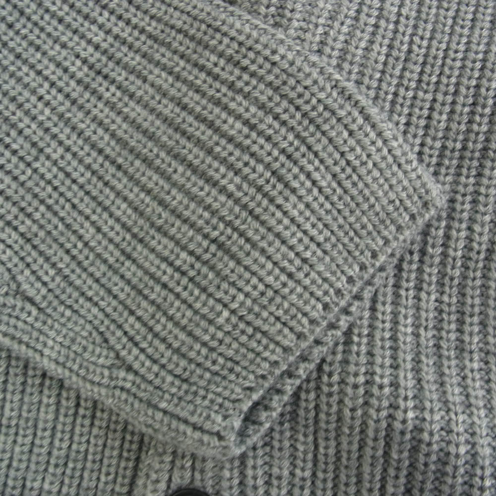 アスキー LAYERED KNIT CARDIGAN レイヤード ニット カーディガン グレー系【美品】【中古】