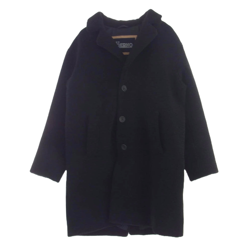 Herno ヘルノ CA000187U-12659-9300 チェスター ボア コート ブラック系 52【中古】