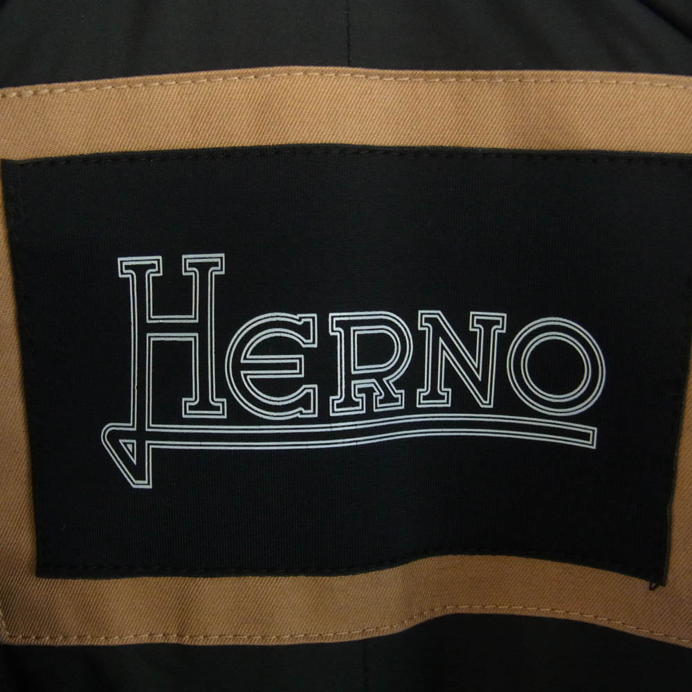 Herno ヘルノ CA000187U-12659-9300 チェスター ボア コート ブラック系 52【中古】