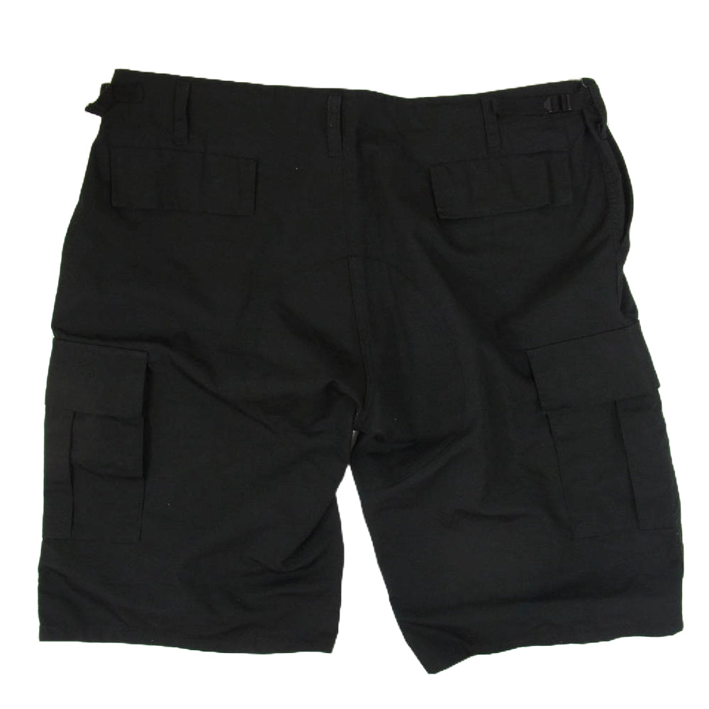 ワイエムシーエルケーワイ BATTLE DRESS UNIFORM バトル ドレス ユニフォーム ショート カーゴ パンツ ブラック系 XL【中古】