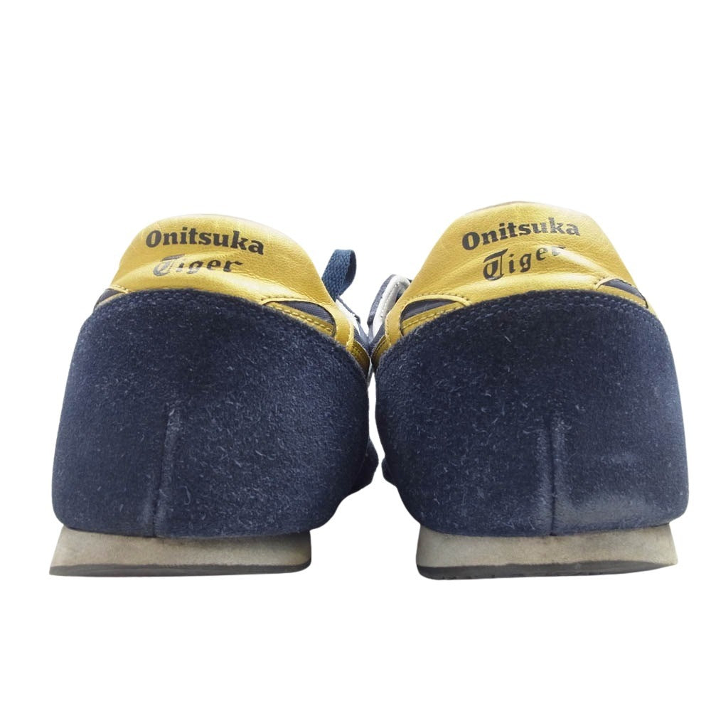 ONITSUKA TIGER オニツカタイガー 1183B400 SERRANO セラーノ スニーカー ネイビー系 ゴールド系 31cm【中古】