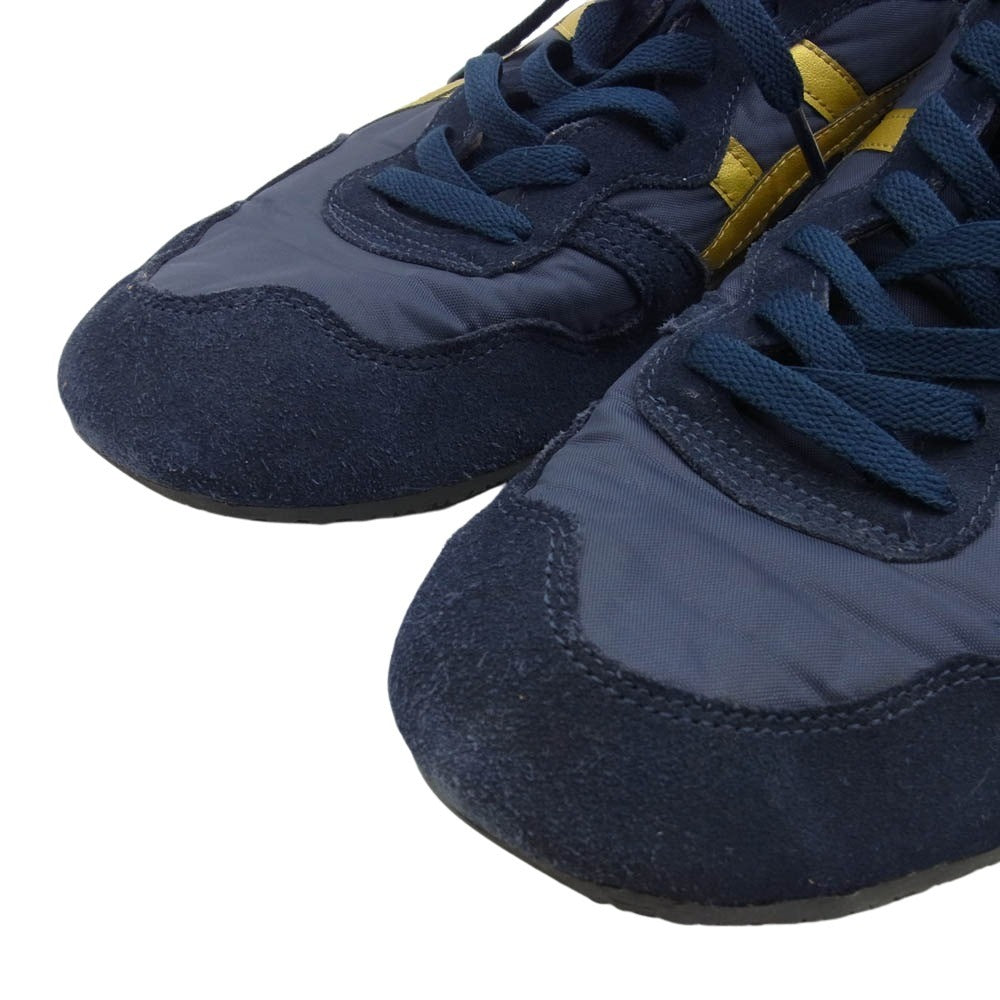 ONITSUKA TIGER オニツカタイガー 1183B400 SERRANO セラーノ スニーカー ネイビー系 ゴールド系 31cm【中古】
