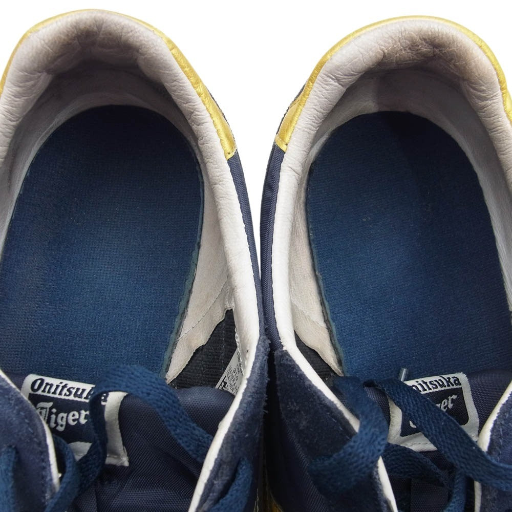 ONITSUKA TIGER オニツカタイガー 1183B400 SERRANO セラーノ スニーカー ネイビー系 ゴールド系 31cm【中古】
