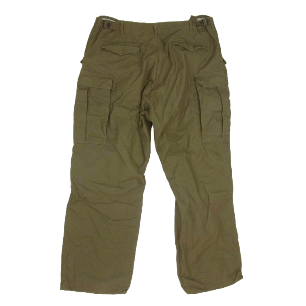 アメリカ軍 ヴィンテージ 60s M-65 WAIPER INC ワイパーインク ミリタリー カーゴ パンツ カーキ系 L【中古】