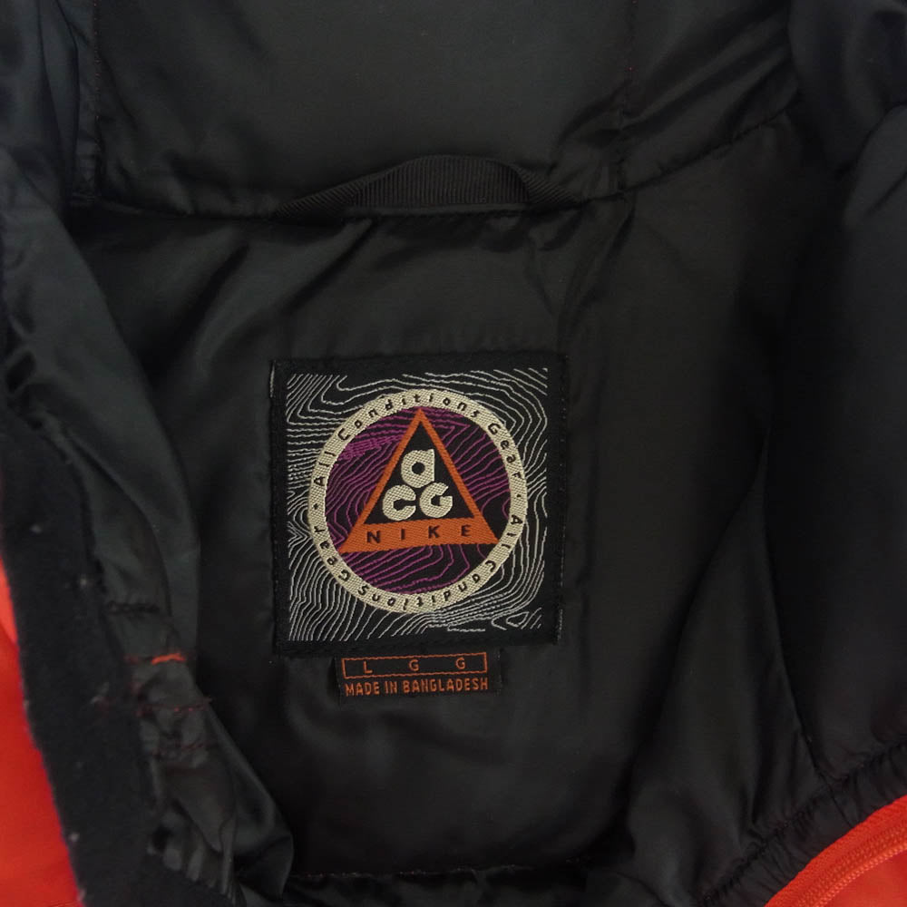 NIKE ナイキ 90s ヴィンテージ ダウン ジャケット レッド系 L【中古】