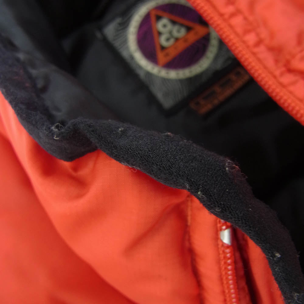 NIKE ナイキ 90s ヴィンテージ ダウン ジャケット レッド系 L【中古】