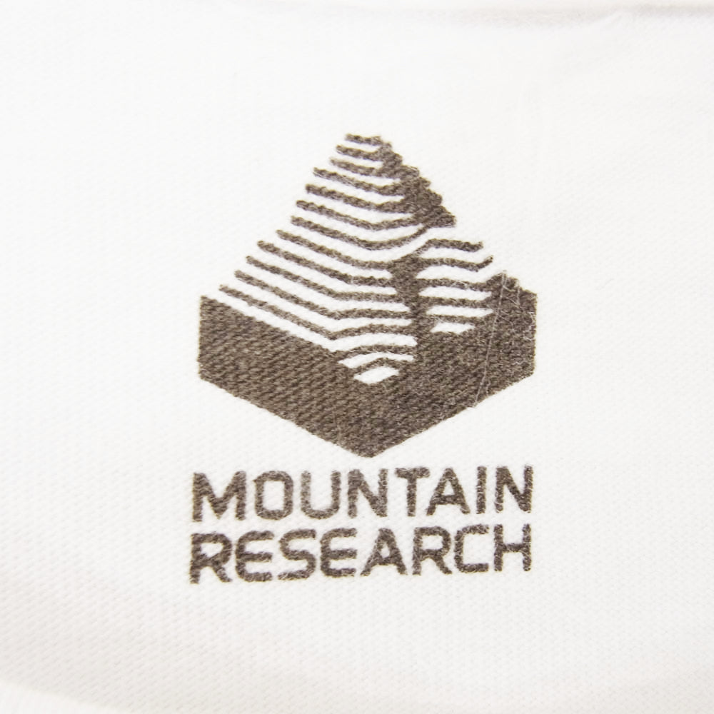 MOUNTAIN RESEARCH マウンテンリサーチ 24SS Thoreau ソロー フロント プリント Ｔシャツ 半袖 カットソー ホワイト系 XL【中古】
