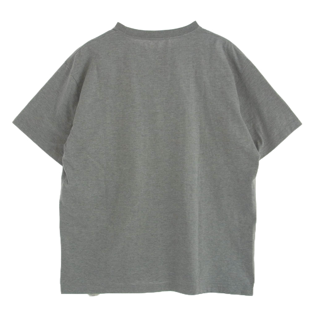 MOUNTAIN RESEARCH マウンテンリサーチ 24SS Thoreau ソロー フロント プリント Ｔシャツ 半袖 カットソー グレー グレー系 XL【中古】