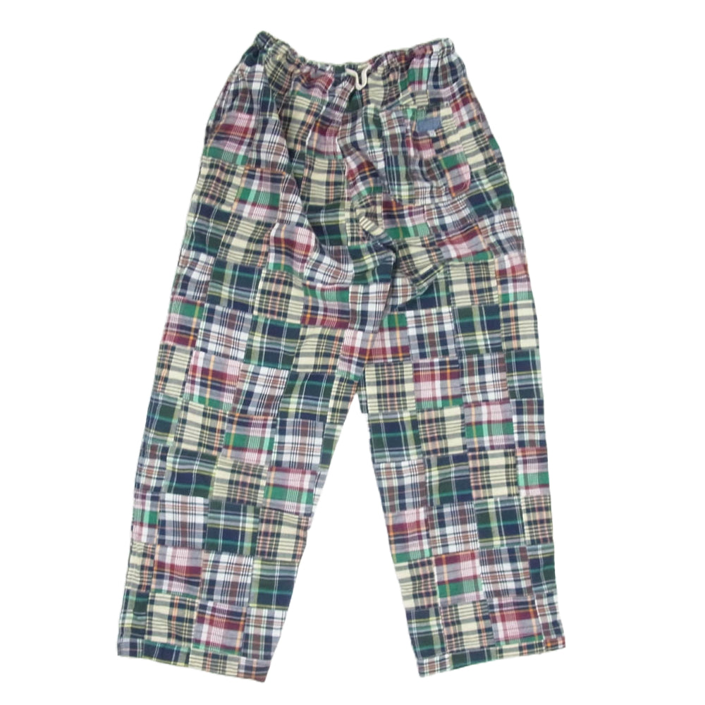ケネス フィールド マドラスチェック パッチワーク イージーパンツ マルチカラー系 M【中古】