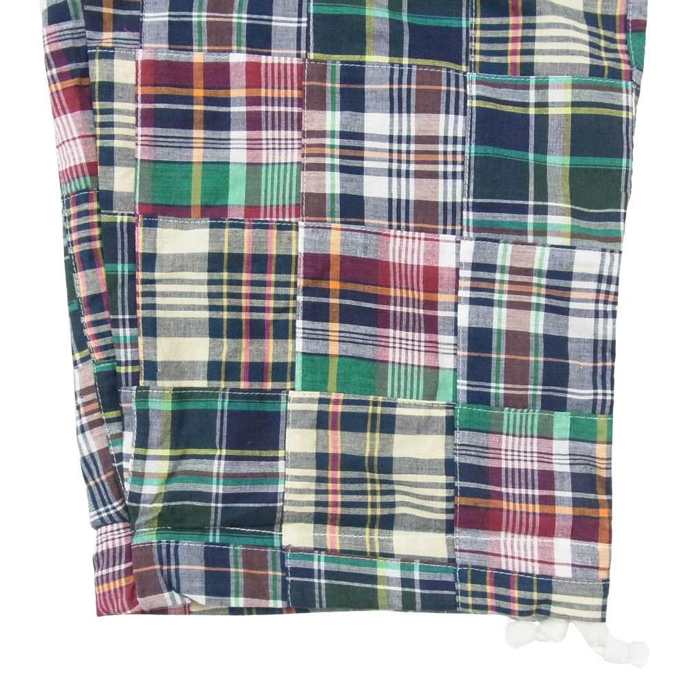 ケネス フィールド マドラスチェック パッチワーク イージーパンツ マルチカラー系 M【中古】