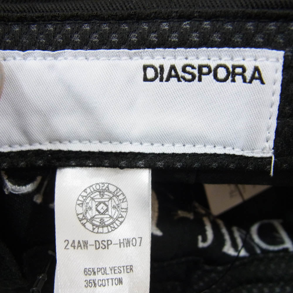 ディアスポラ 24AW 24AW-DSP-HW07 skateboards Part-Time Lover 6panel Cap キャップ ブラック系 F【極上美品】【中古】