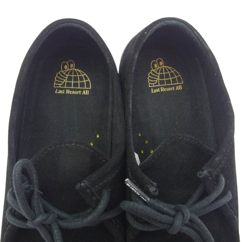 ラストリゾート エービー VM006-Moc Moc SUEDE モックトゥ スエード  ローカット シューズ ブラック系 28.5cm【美品】【中古】