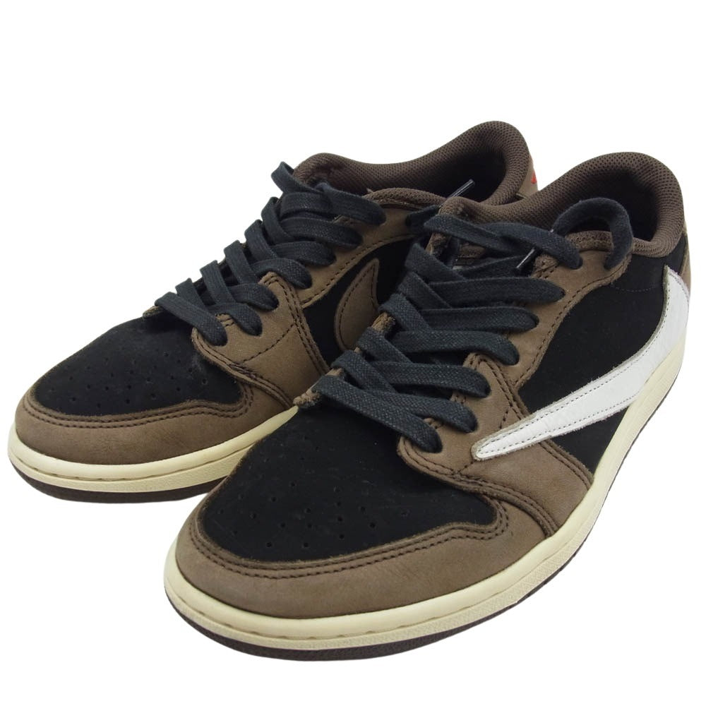 NIKE ナイキ CQ4277-001 Travis Scott Air Jordan 1 Low OG SP-T ローカット スニーカー ブラウン系 26.0cm【中古】