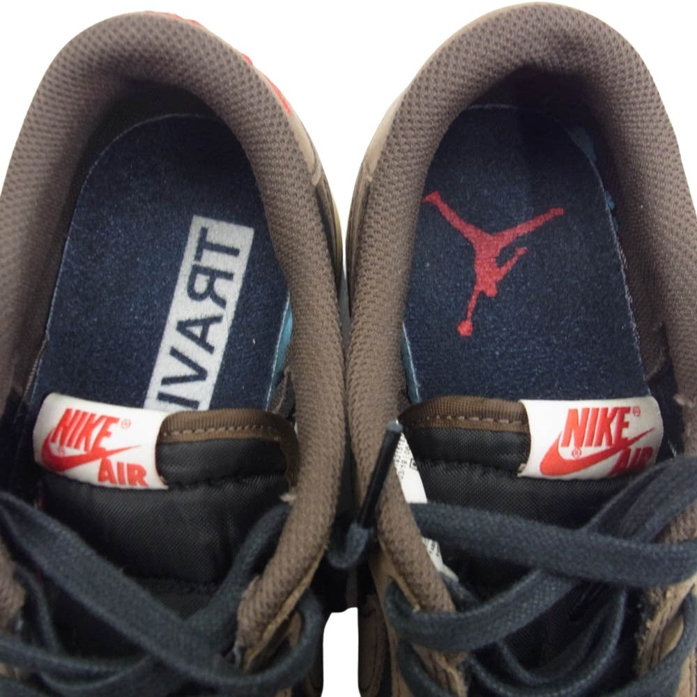 NIKE ナイキ CQ4277-001 Travis Scott Air Jordan 1 Low OG SP-T ローカット スニーカー ブラウン系 26.0cm【中古】