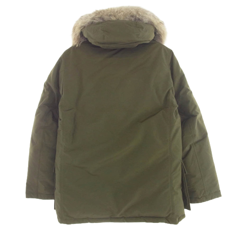 WOOLRICH ウールリッチ 1502284 ARCTIC PARKA アークティック パーカ ダウン ジャケット ファーフード グリーン系 S【中古】