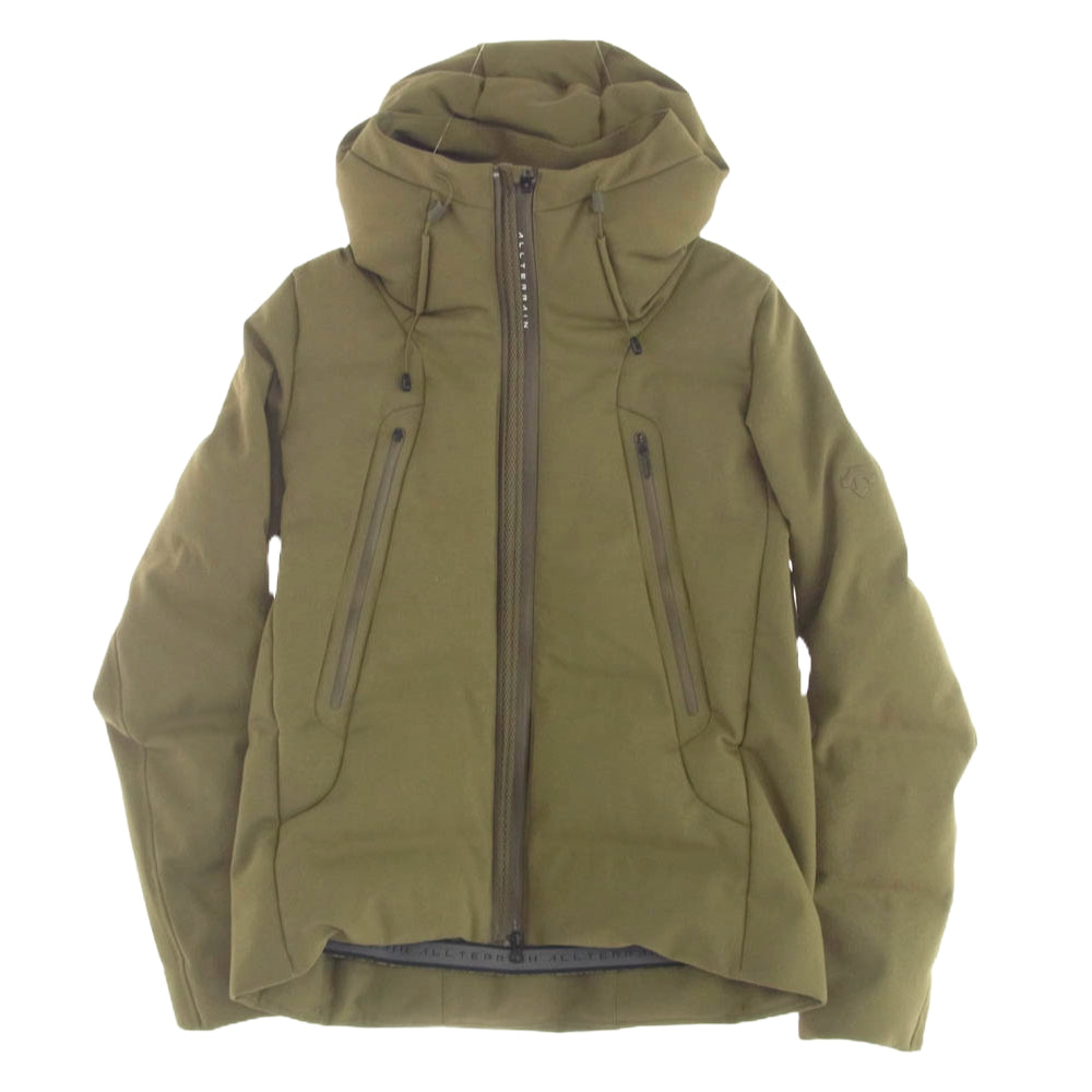 DESCENTE デサント JOURNAL STANDARD 別注 ALLTERRAIN MOUNTAINER オルテライン マウンテニア  ダウン ジャケット カーキ系 L【中古】