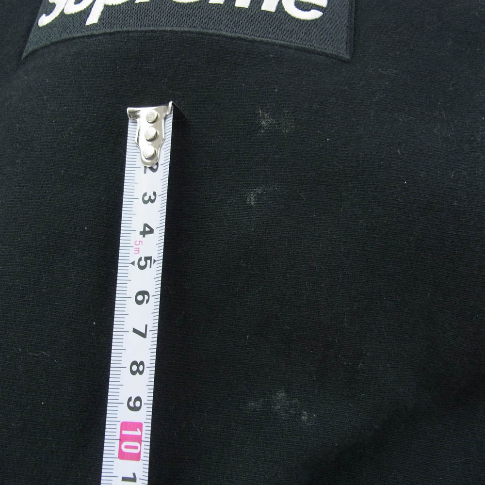 Supreme シュプリーム 15AW supreme box logo crew neck ボックスロゴ クルーネック スウェット BLACK Sサイズ ブラック系 S【中古】