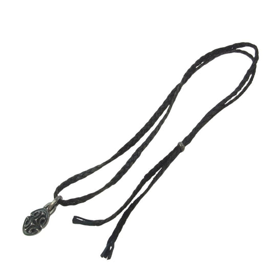 GABOR ガボール Gaboratory ガボラトリー スカルプテッドオーバル ペンダント トップ シルバー系 ブラック系【中古】