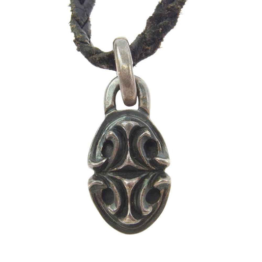 GABOR ガボール Gaboratory ガボラトリー スカルプテッドオーバル ペンダント トップ シルバー系 ブラック系【中古】