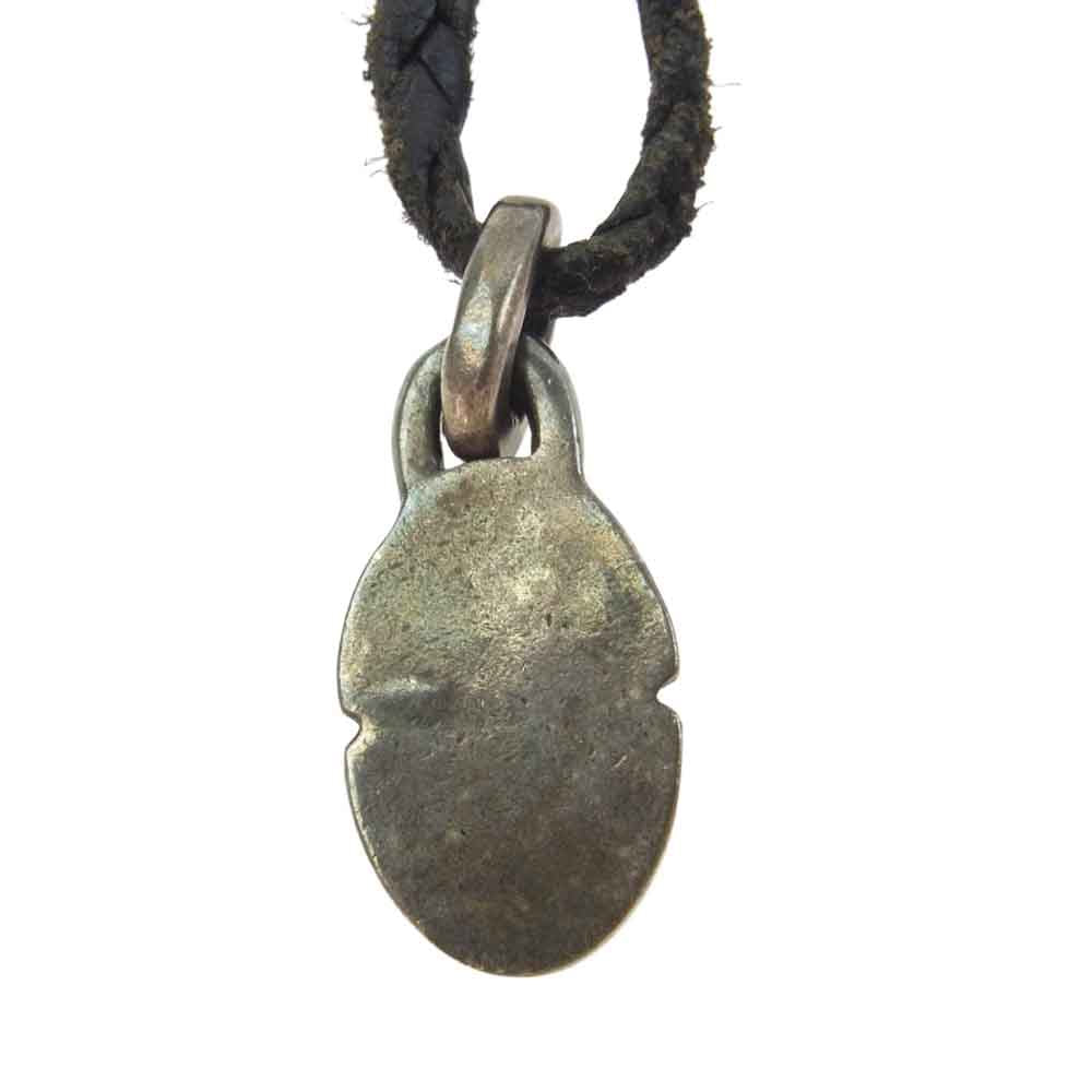 GABOR ガボール Gaboratory ガボラトリー スカルプテッドオーバル ペンダント トップ シルバー系 ブラック系【中古】