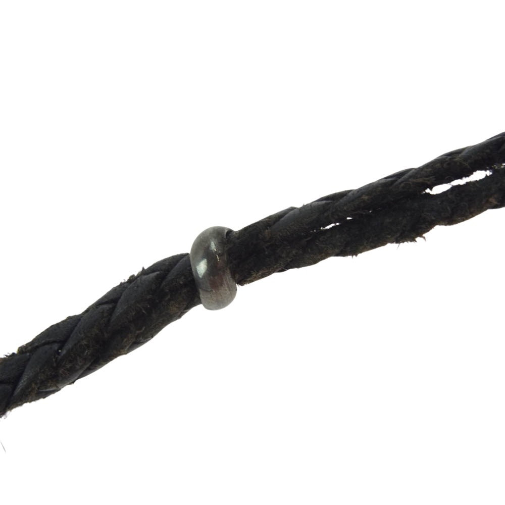 GABOR ガボール Gaboratory ガボラトリー スカルプテッドオーバル ペンダント トップ シルバー系 ブラック系【中古】