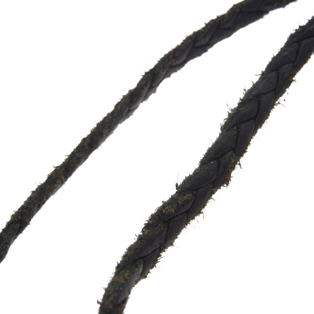 GABOR ガボール Gaboratory ガボラトリー スカルプテッドオーバル ペンダント トップ シルバー系 ブラック系【中古】