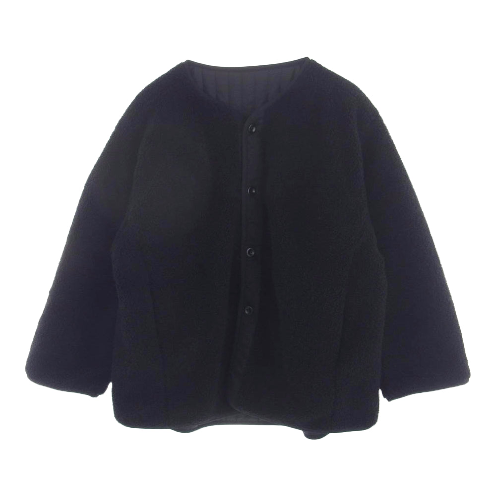 CLANE クラネ 13104-0552 REVERSIBLE BOA JACKET リバーシブル ボア ジャケット ブラック系 1【中古】