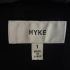 HYKE ハイク 17005 TRENCH COAT トレンチ ロング コート ブラック系 1【美品】【中古】