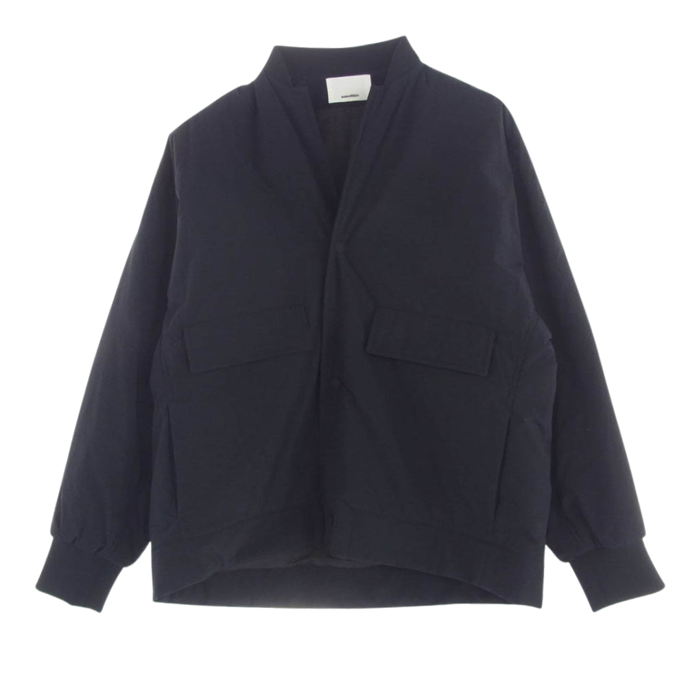 エムティーモデリスト MB-J06-112 スタンドカラー 中綿 ジャケットブルゾン ブラック系 2【中古】