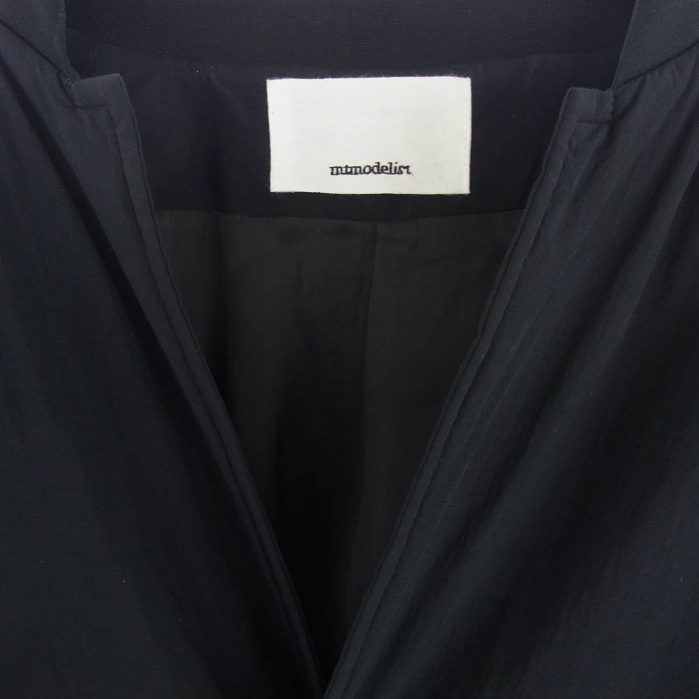 エムティーモデリスト MB-J06-112 スタンドカラー 中綿 ジャケットブルゾン ブラック系 2【中古】