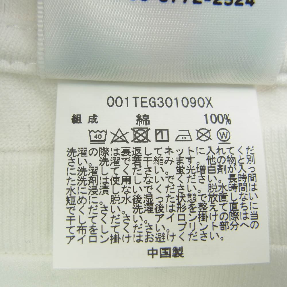A BATHING APE アベイシングエイプ 001TEG301090X BAPE プリント Tシャツ カットソー 半袖 ホワイト ホワイト系 L【中古】