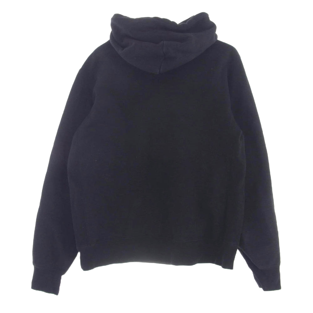 A BATHING APE アベイシングエイプ 001PPF701002X プリント 裏起毛 プルオーバー パーカー ブラック ブラック系 L【中古】