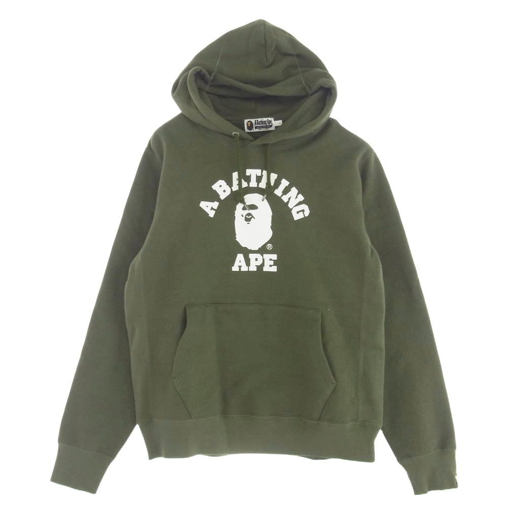 A BATHING APE アベイシングエイプ 001PPF701002X プリント 裏起毛 