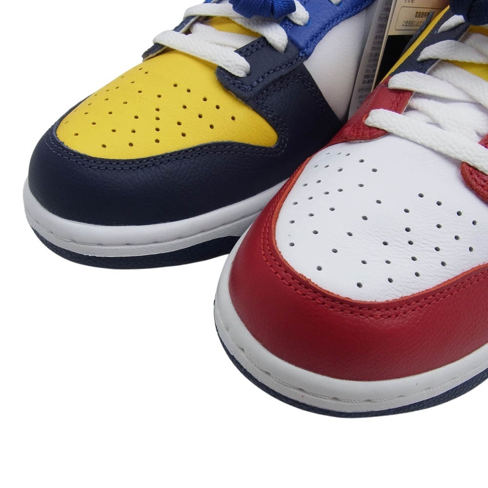 NIKE ナイキ IB2051-400 DUNK LOW JP QS WHAT THE MIDNIGHT NAVY AND VARSITY RED ダンク ロー スニーカー マルチカラー系 27.5cm【新古品】【未使用】【中古】